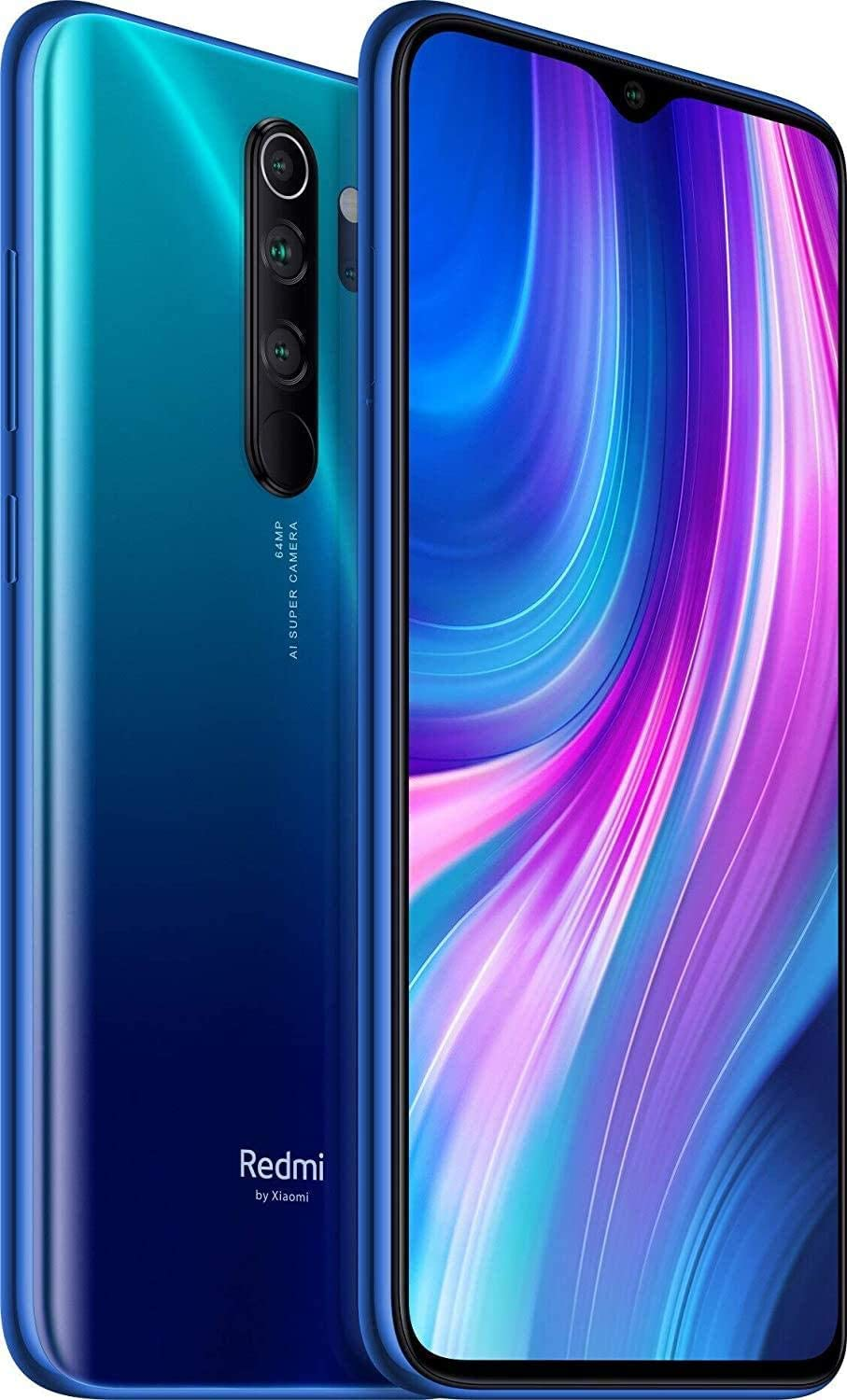 Smartphone Xiaomi Redmi Note 8 Pro 128GB - Celulares - Ocean Blue - Azul escuro  - Central - unidade    Cod. NOTE 8 PRO 128G pt